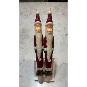 Russ Berrie Santa Claus Christmas
Taper‎ Candles - One Pair - 10" -Unlit